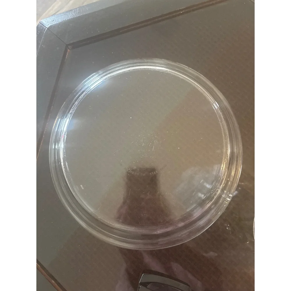 Vintage Pyrex Clear Glass 9 Inch Round Pie Plate Baking Dish Vintage Made in USA